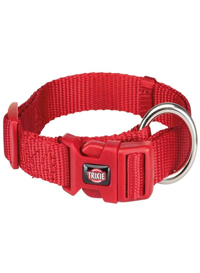 TRIXIE ?Nylon Premium Dog Collar, 30 - 45 X 15 Mm, Red, adjustable - Image 1